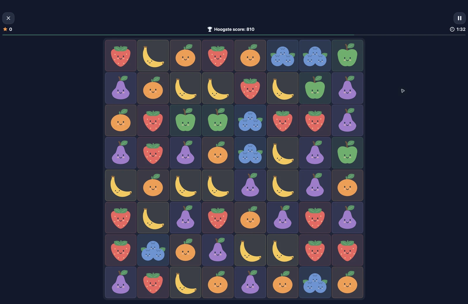 Fruit Match on MacBook: colourful matching puzzles