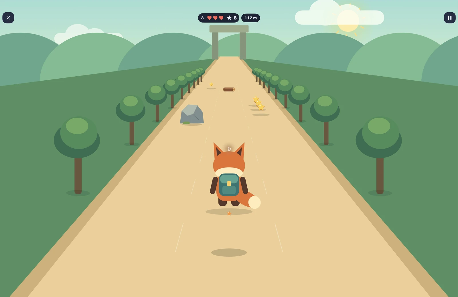 Star Sprint on MacBook: jump, dodge and collect stars