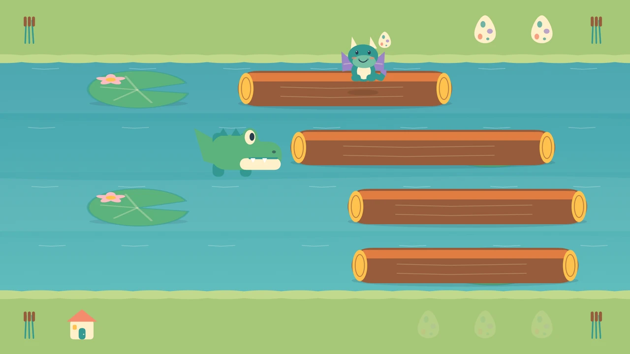 River Adventure: hop across the river